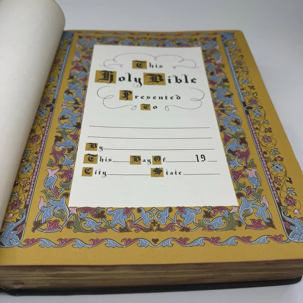 Hertel 1955 Blue Ribbon Red Letter Alphabetizing Standard Giant Edition